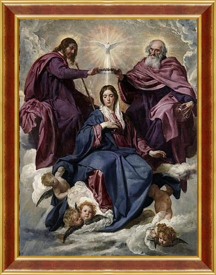Картина в раме - The Coronation of the Virgin. Диего Веласкес