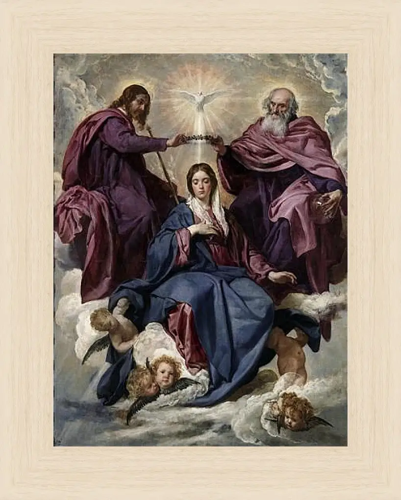 Картина в раме - The Coronation of the Virgin. Диего Веласкес