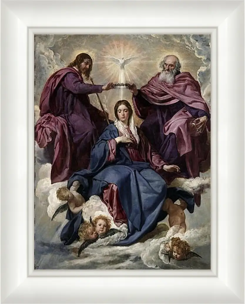 Картина в раме - The Coronation of the Virgin. Диего Веласкес