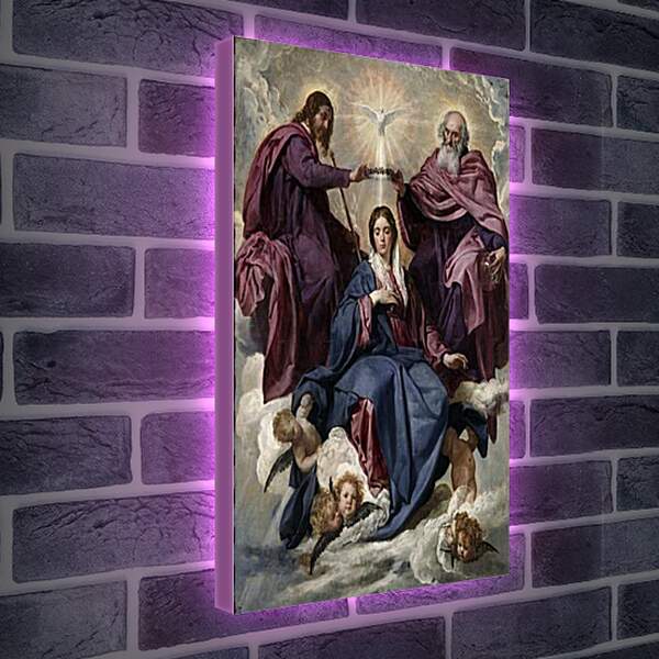Лайтбокс световая панель - The Coronation of the Virgin. Диего Веласкес