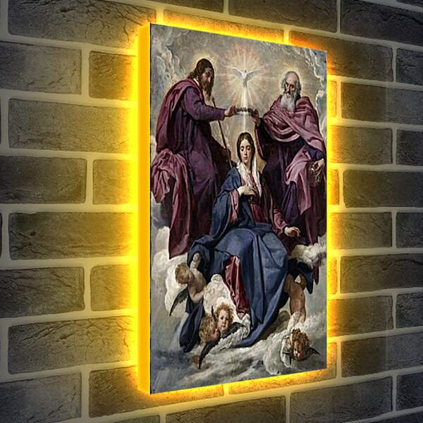 Лайтбокс световая панель - The Coronation of the Virgin. Диего Веласкес