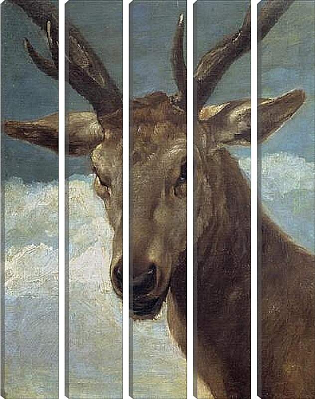 Модульная картина - Head of a Buck. Диего Веласкес
