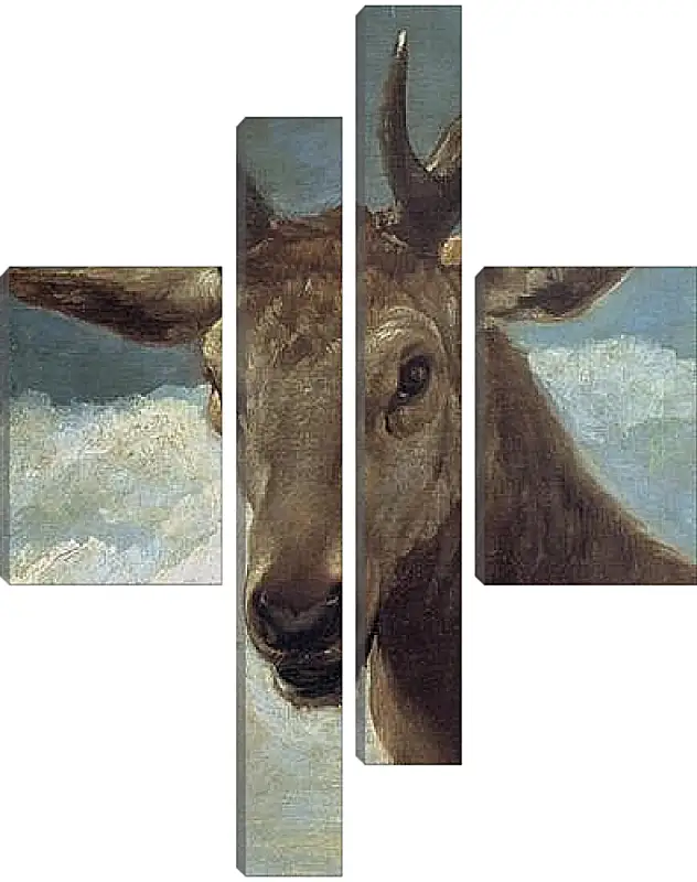 Модульная картина - Head of a Buck. Диего Веласкес