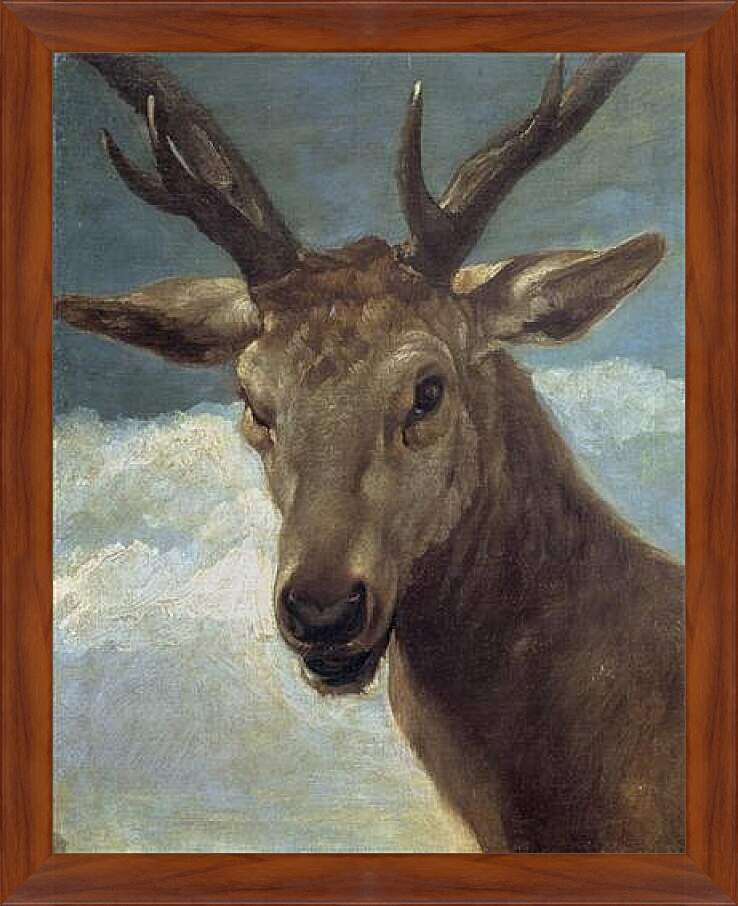 Картина в раме - Head of a Buck. Диего Веласкес