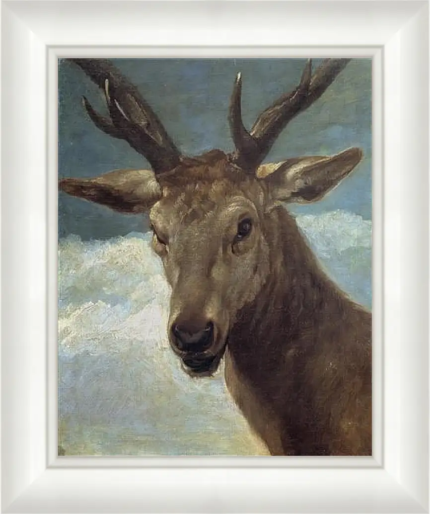 Картина в раме - Head of a Buck. Диего Веласкес