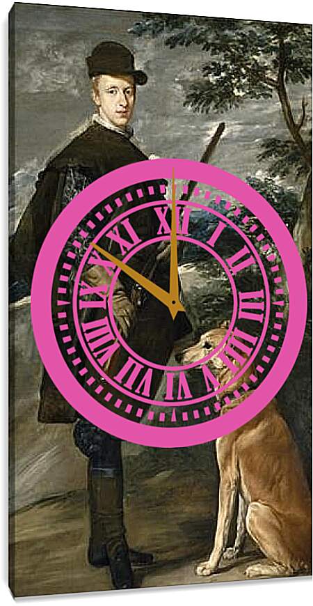 Часы картина - Cardinal-Infante Fernando de Austria. Диего Веласкес