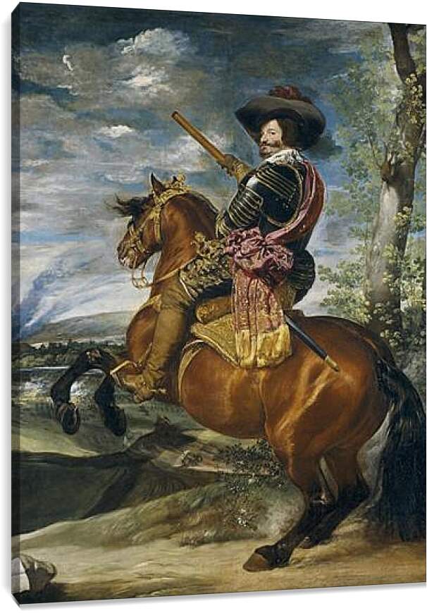Постер и плакат - Gaspar de Guzman Count-Duke of Olivares. Диего Веласкес