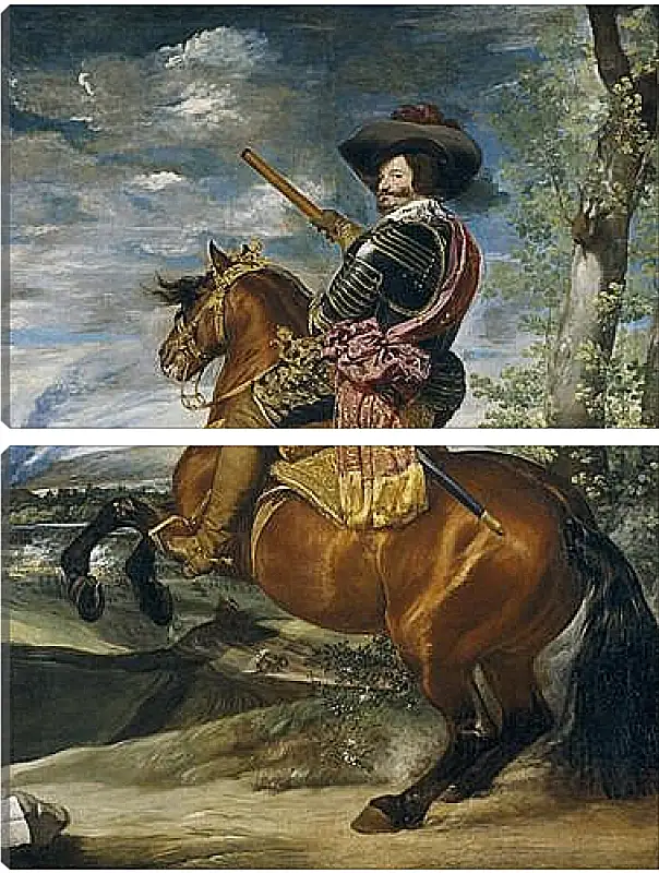 Модульная картина - Gaspar de Guzman Count-Duke of Olivares. Диего Веласкес