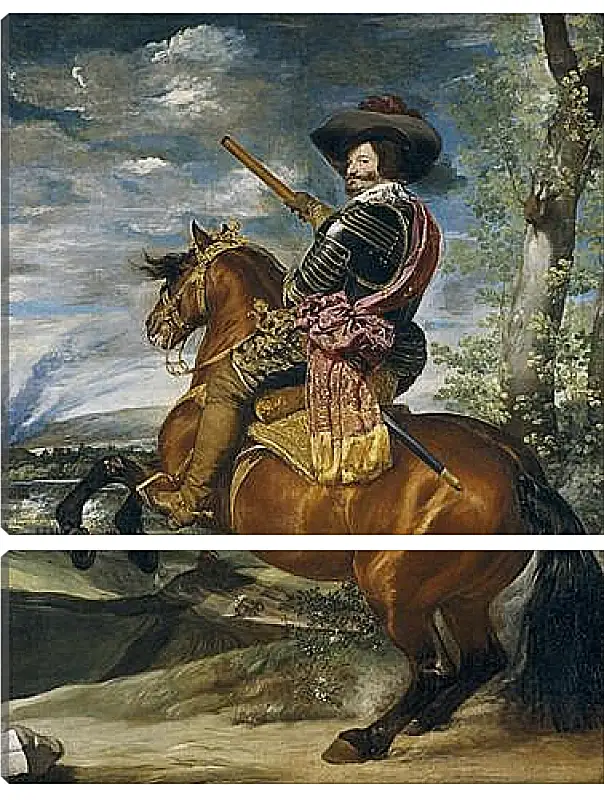 Модульная картина - Gaspar de Guzman Count-Duke of Olivares. Диего Веласкес