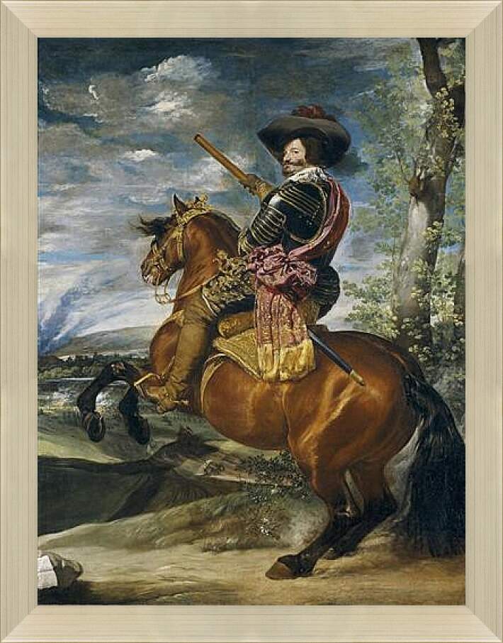Картина в раме - Gaspar de Guzman Count-Duke of Olivares. Диего Веласкес
