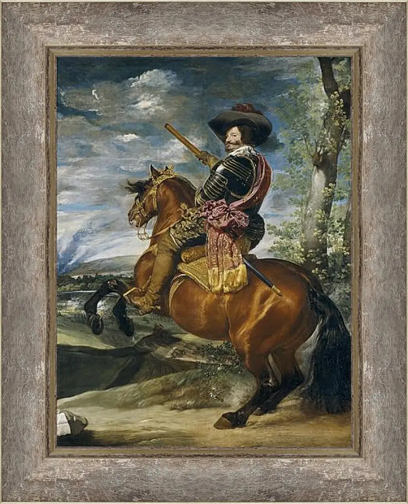 Картина в раме - Gaspar de Guzman Count-Duke of Olivares. Диего Веласкес