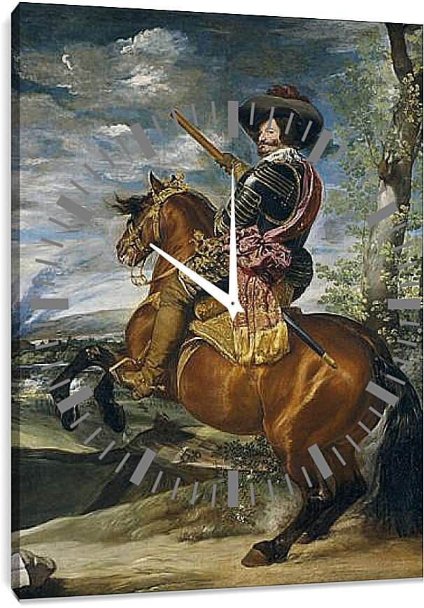 Часы картина - Gaspar de Guzman Count-Duke of Olivares. Диего Веласкес