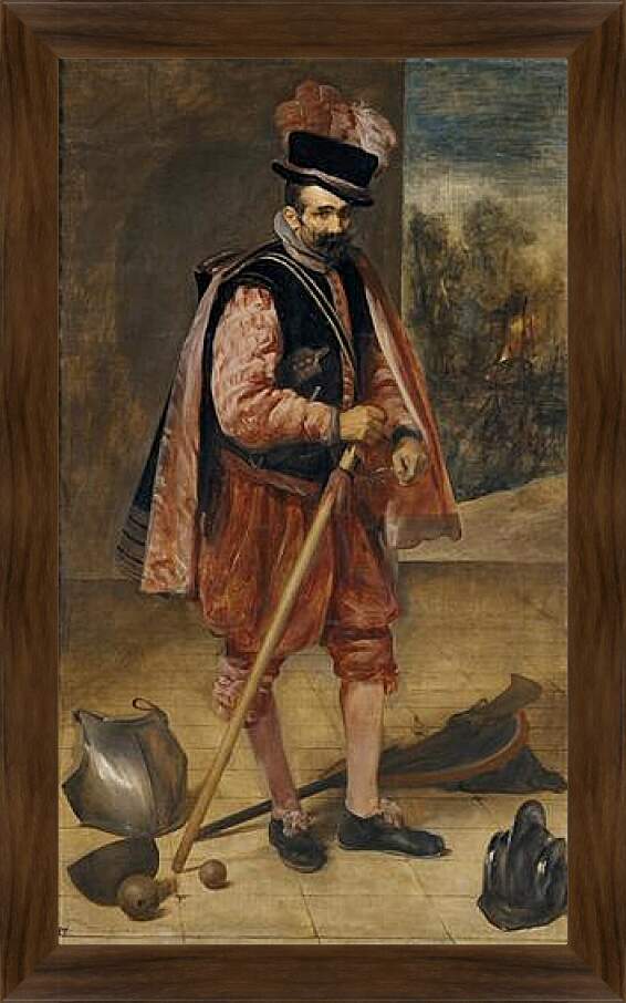 Картина в раме - The Buffoon called Juan de Austria. Диего Веласкес