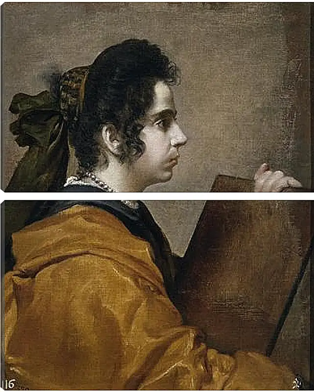 Модульная картина - Juana Pacheco Wife of the Artist. Диего Веласкес