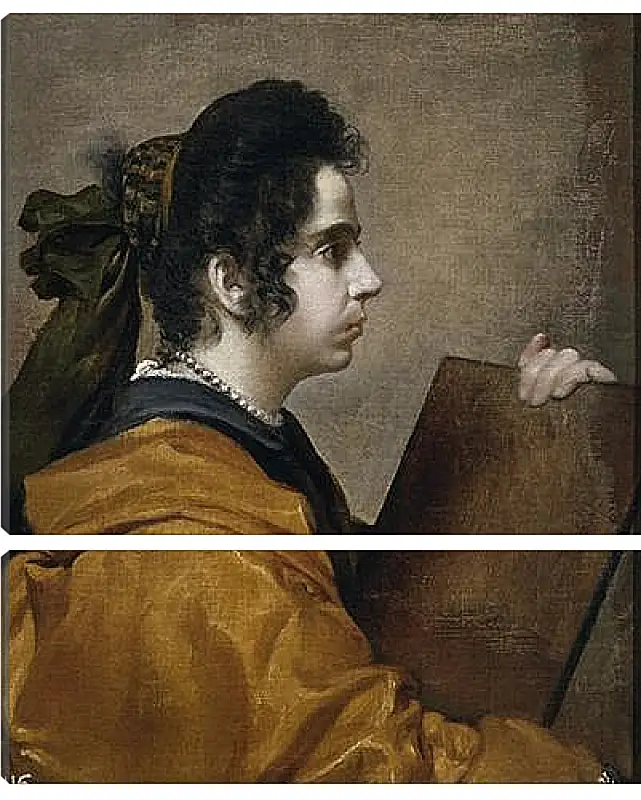 Модульная картина - Juana Pacheco Wife of the Artist. Диего Веласкес