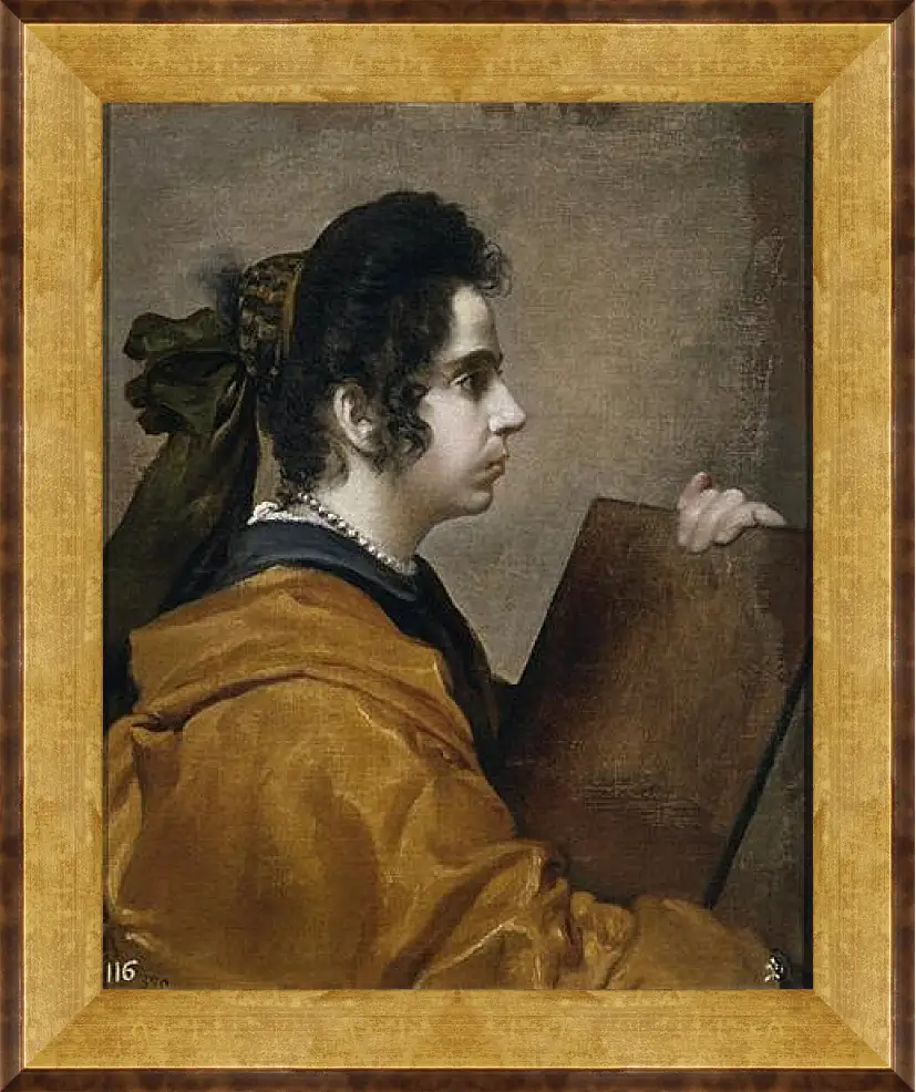 Картина в раме - Juana Pacheco Wife of the Artist. Диего Веласкес