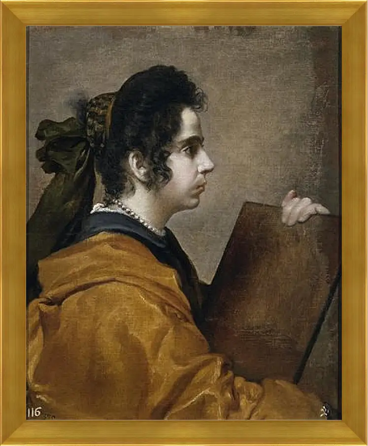 Картина в раме - Juana Pacheco Wife of the Artist. Диего Веласкес