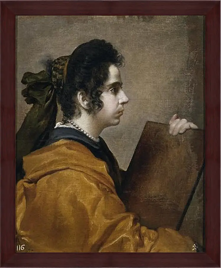 Картина в раме - Juana Pacheco Wife of the Artist. Диего Веласкес