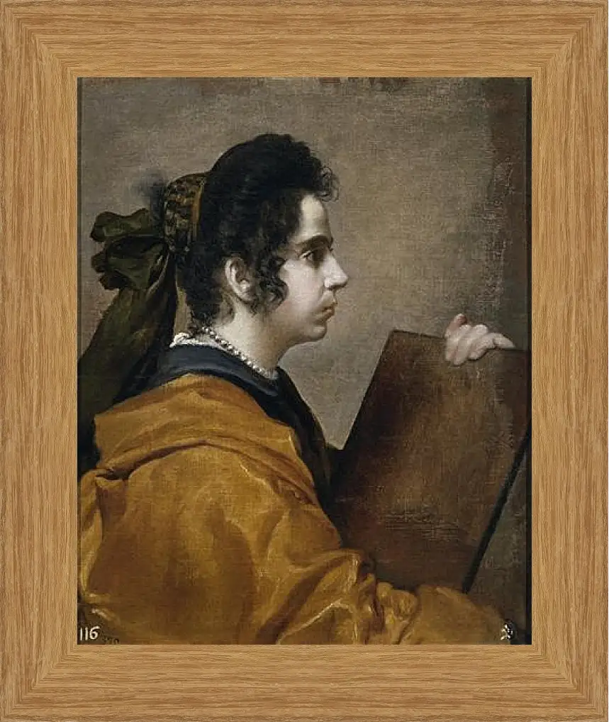 Картина в раме - Juana Pacheco Wife of the Artist. Диего Веласкес