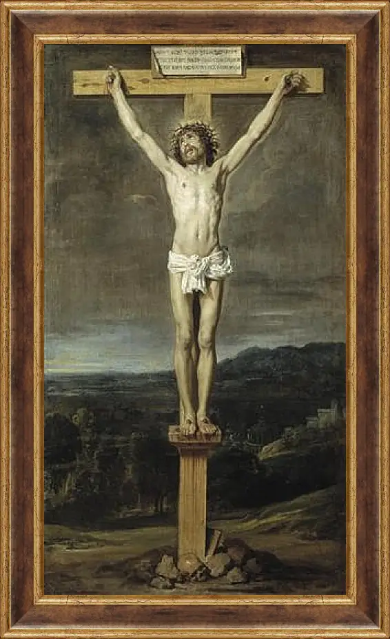 Картина в раме - Christ on the Cross. Диего Веласкес