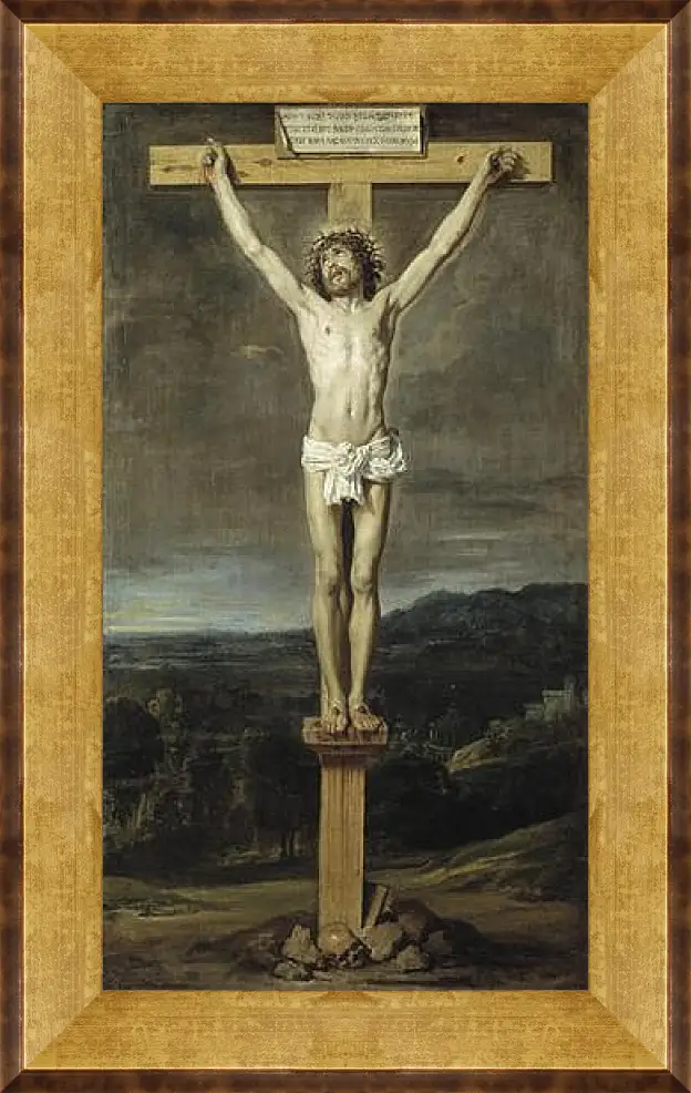 Картина в раме - Christ on the Cross. Диего Веласкес