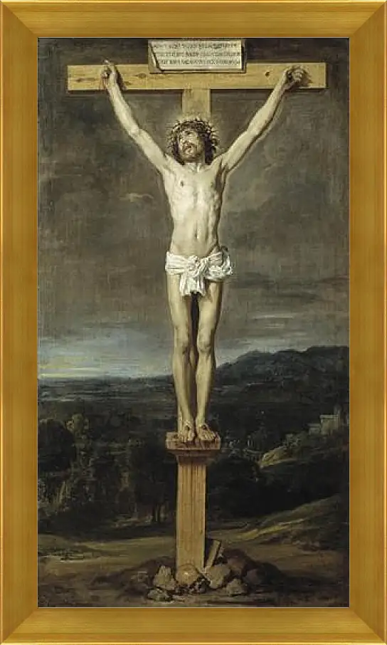 Картина в раме - Christ on the Cross. Диего Веласкес