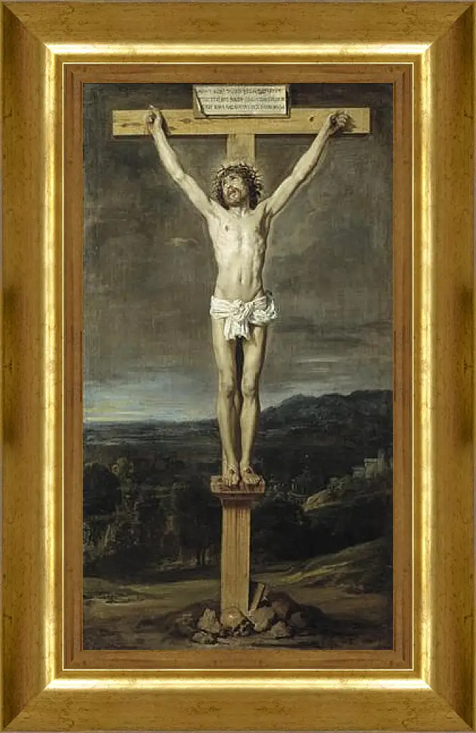 Картина в раме - Christ on the Cross. Диего Веласкес