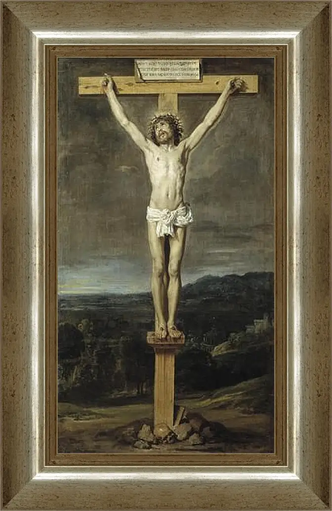 Картина в раме - Christ on the Cross. Диего Веласкес