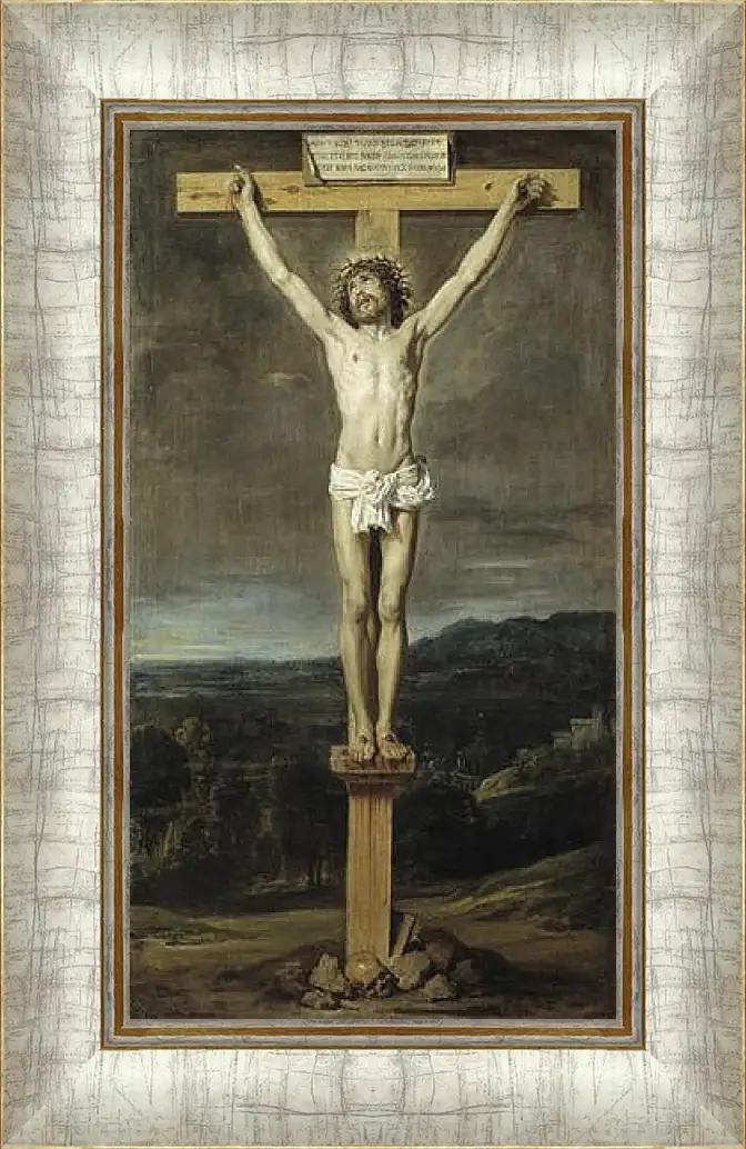 Картина в раме - Christ on the Cross. Диего Веласкес