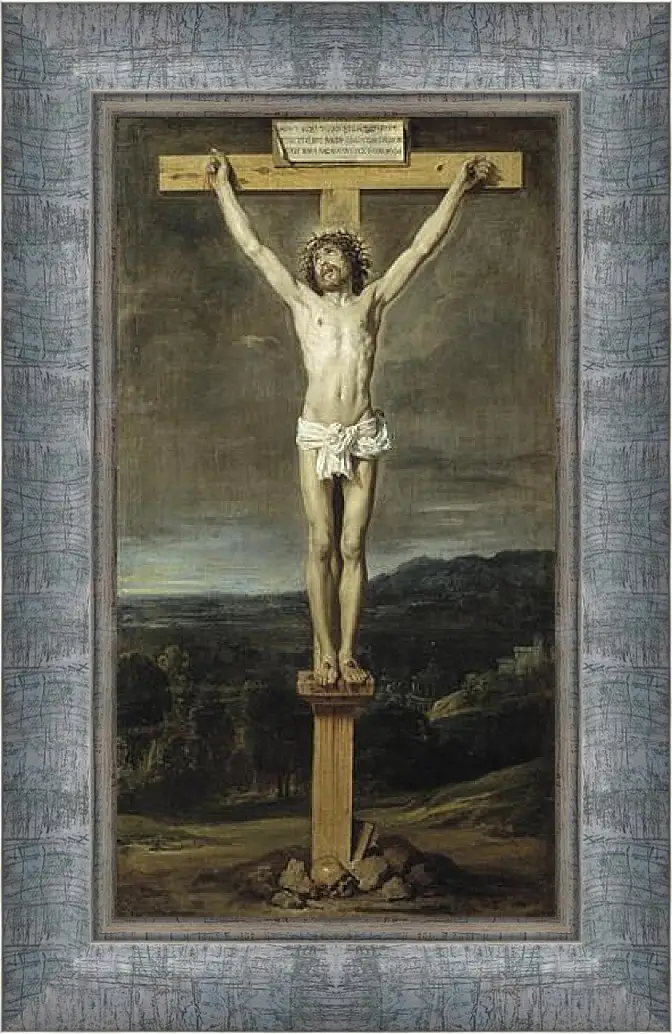 Картина в раме - Christ on the Cross. Диего Веласкес