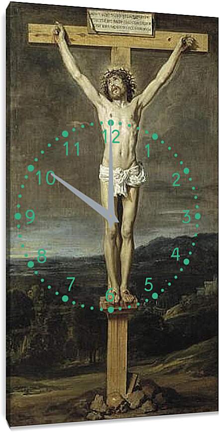 Часы картина - Christ on the Cross. Диего Веласкес