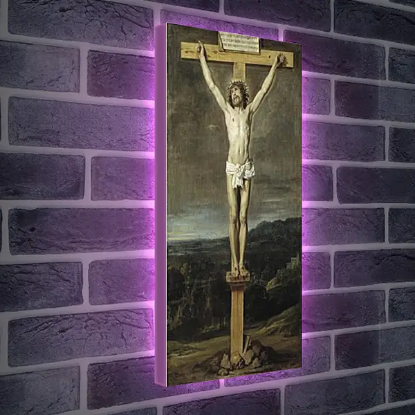 Лайтбокс световая панель - Christ on the Cross. Диего Веласкес