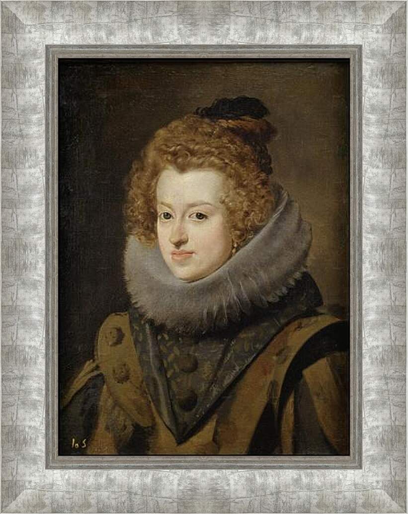 Картина в раме - Maria de Austria Queen of Hungary. Диего Веласкес