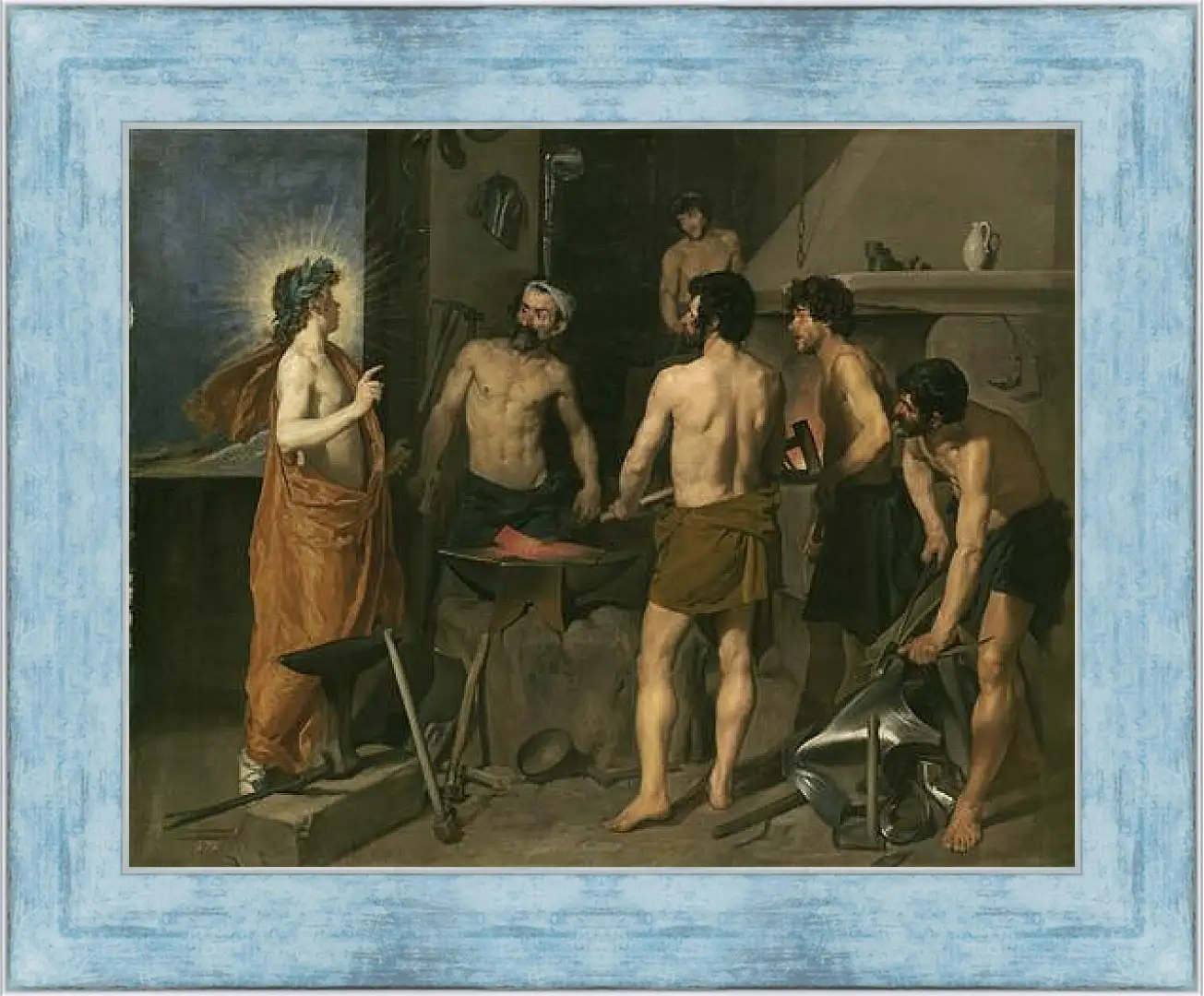 Картина в раме - Vulcans Forge. Диего Веласкес