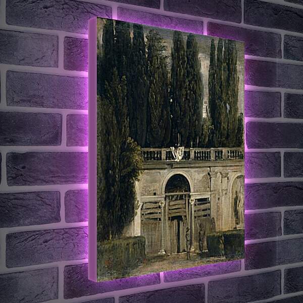 Лайтбокс световая панель - The Medici Gardens in Rome. Диего Веласкес
