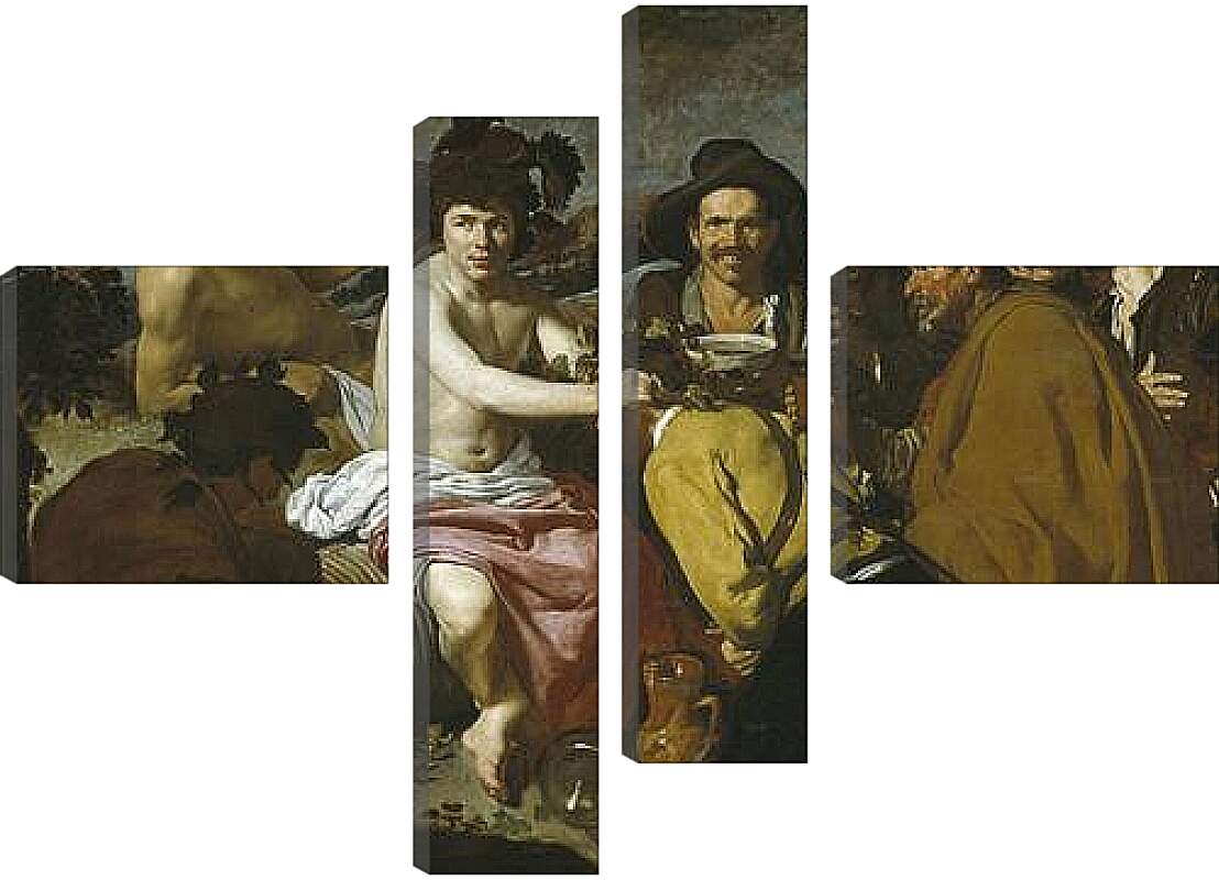 Модульная картина - The Triumph of Bacchus or the Drinkers. Диего Веласкес