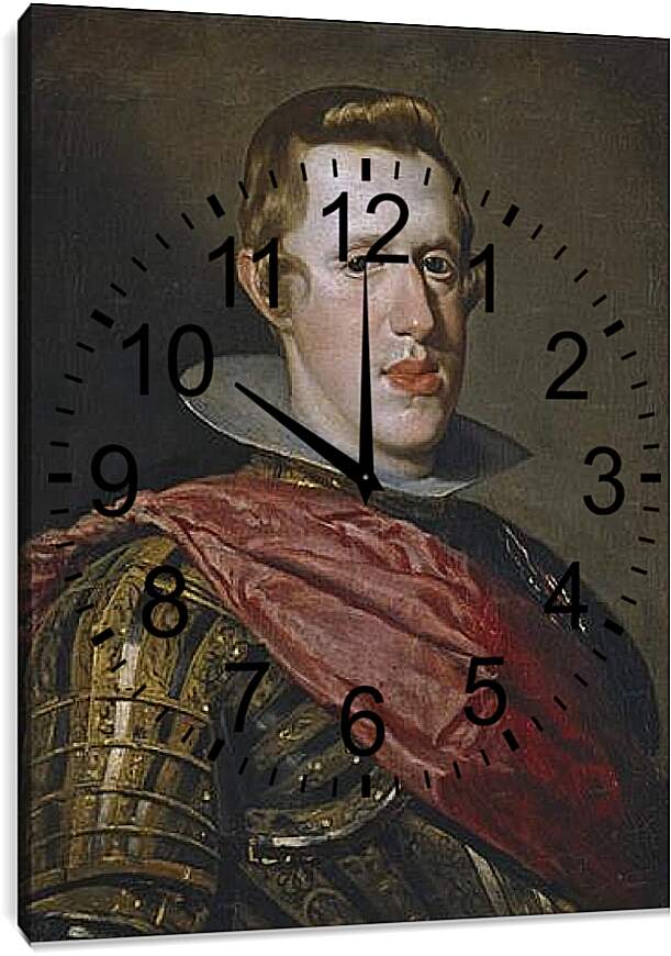Часы картина - Felipe IV. Диего Веласкес