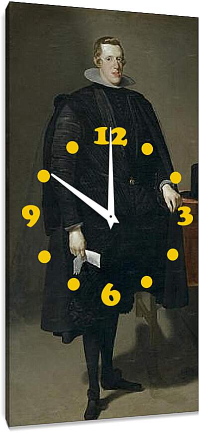 Часы картина - Felipe IV. Диего Веласкес