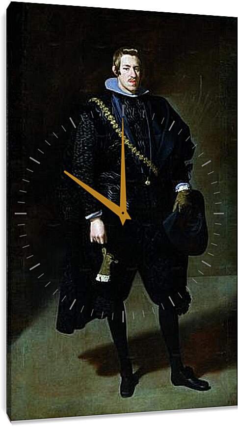 Часы картина - The Infante Carlos. Диего Веласкес