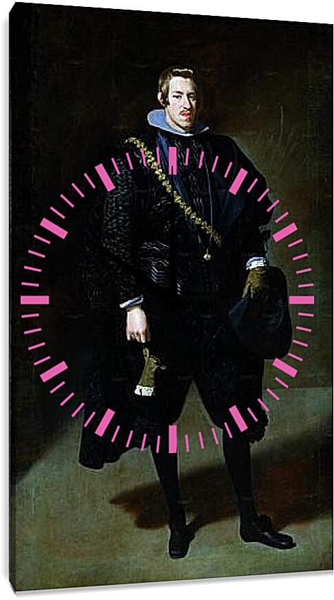 Часы картина - The Infante Carlos. Диего Веласкес
