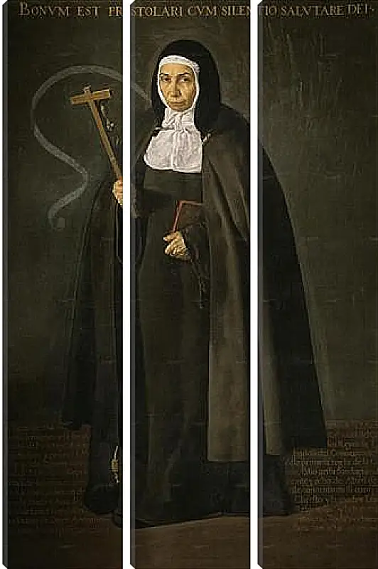 Модульная картина - The Venerable Mother Jeronima de la Fuente. Диего Веласкес