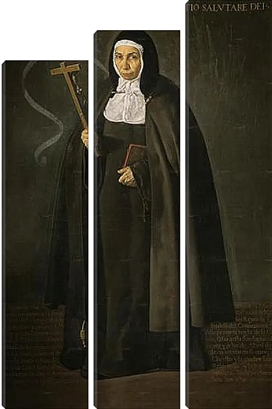 Модульная картина - The Venerable Mother Jeronima de la Fuente. Диего Веласкес