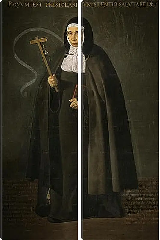 Модульная картина - The Venerable Mother Jeronima de la Fuente. Диего Веласкес