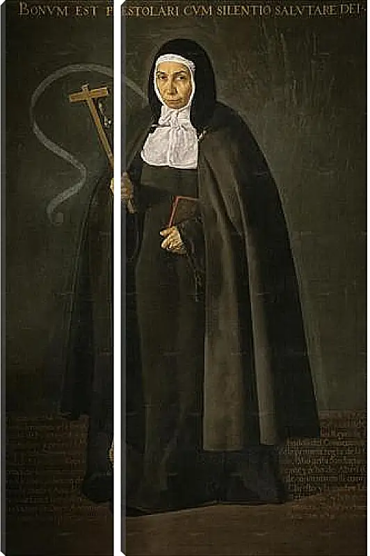 Модульная картина - The Venerable Mother Jeronima de la Fuente. Диего Веласкес