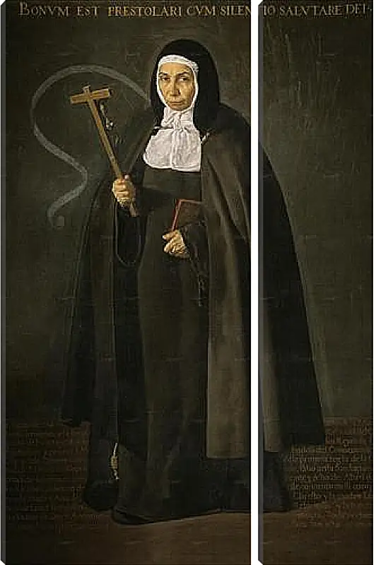 Модульная картина - The Venerable Mother Jeronima de la Fuente. Диего Веласкес