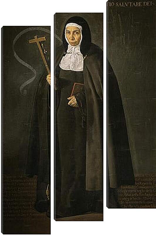 Модульная картина - The Venerable Mother Jeronima de la Fuente. Диего Веласкес