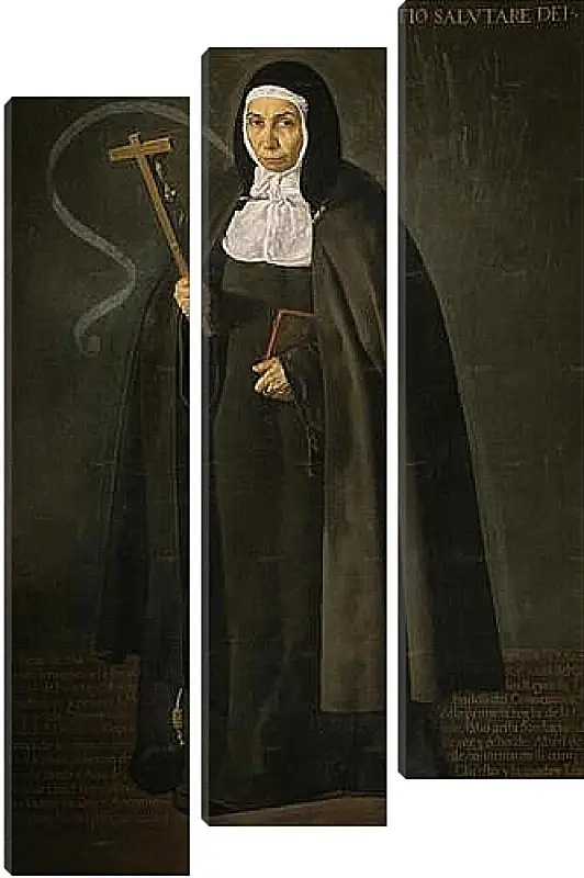 Модульная картина - The Venerable Mother Jeronima de la Fuente. Диего Веласкес