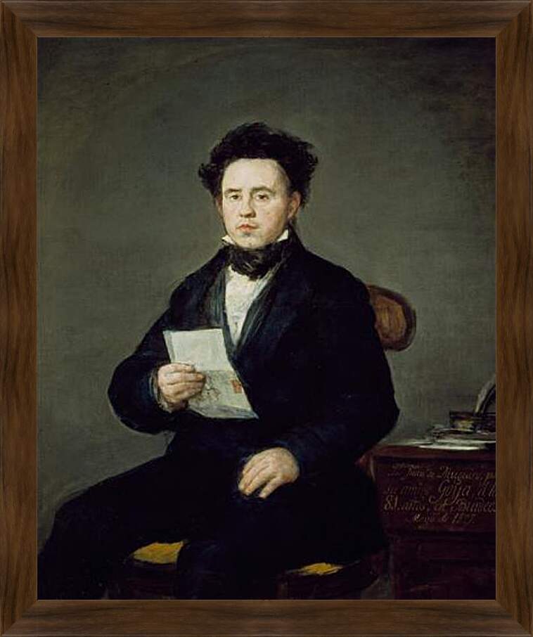 Картина в раме - Juan Bautista de Muguiro. Франсиско Гойя