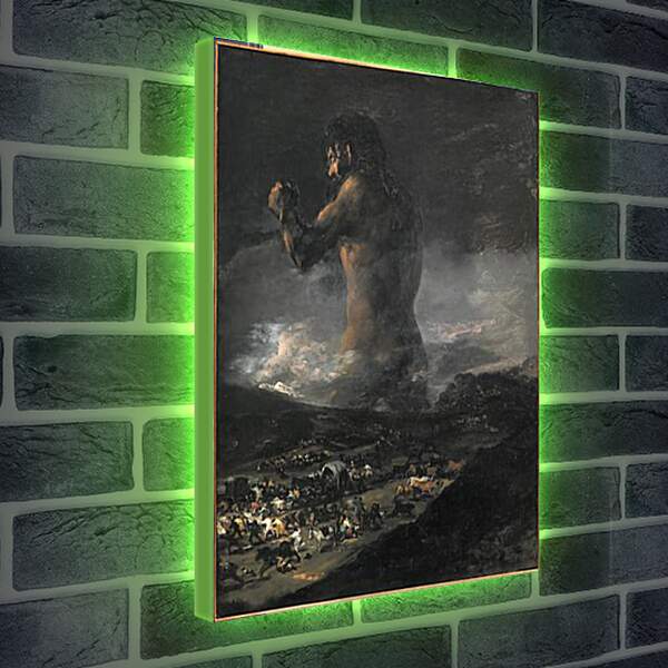 Лайтбокс световая панель - The Colossus. Франсиско Гойя