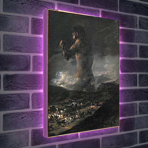 Лайтбокс световая панель - The Colossus. Франсиско Гойя